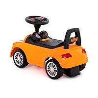 Каталка-автомобиль SuperCar №2 со звуком оранжевая 84569