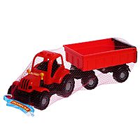 Игрушка Трактор Крепыш с прицепом №1 цвета в ассортименте