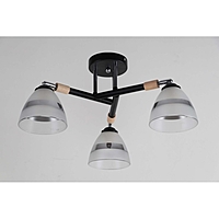 Люстра "Стар" 3х60Вт Е27 черный 53х53х26см