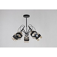 Люстра "Утро" 5х60Вт Е27 черный