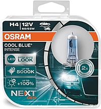 Лампа Osram Cool Blue Intense H4 12V 2 шт. 64193CBN-HCB