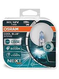 Лампа Osram Cool Blue Intense H1 12V 55W 2 шт. 64150CBN-HCB