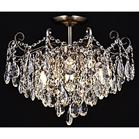 Люстра "Анастасия" 5х60Вт Е14 бронза 48х48х40см