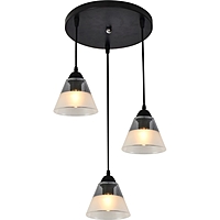 Светильник "Повод" 3х60Вт Е27 черный 36,5х36,5х100см