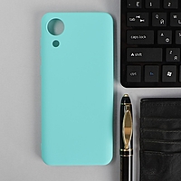 Чехол PERO, для телефона Samsung A03 Core, силиконовый, бирюзовый