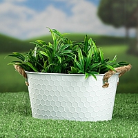 Кашпо "Финелла" белое