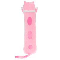 Мягкая игрушка Кот Батон цвет розовый 70 см