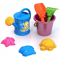 Песочный набор №15 7 предметов цвета микс