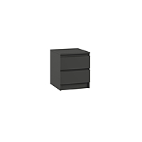 Тумба прикроватная 2 Бетти, 400х420х554, Графит