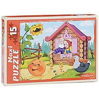Макси-пазл Колобок 15 элементов