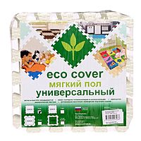 Мягкий пол универсальный, 33 × 33 см, цвет белый