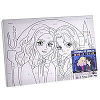 Картина по номерам "Лучшие подруги" 20х30 см,