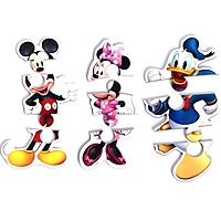 Пазл фигурный Микки Маус деревянный