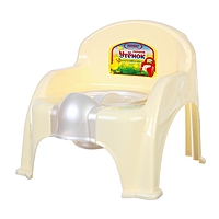 Горшок детский «Утенок» слоновая кость / белый 310х295х280мм