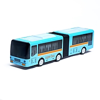 Автобус "Гармошка", световые и звуковые эффекты, работает от батареек, цвета МИКС