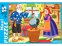 Макси-пазл Курочка Ряба 15 элементов