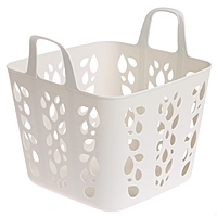 Мягкая корзина для игрушек Lalababy Protect Me 25 л серое пёрышко