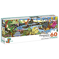 Пазл панорамный Планета динозавров 60 элементов