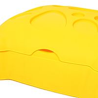 Песочница пластиковая, с крышкой, 116 × 83 × 30 см, «Коровка»