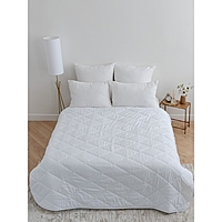 Одеяло всесезон 140х205см, файбер 150г/м, микрофибра белая 80г/м, 100% полиэстер