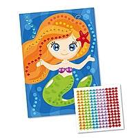 Набор для творчества. Рисунок из страз "Рыжая русалка"