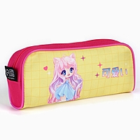 Пенал текстильный ArtFox "Очень мило?" Кот, 20*8*4 см