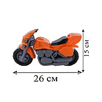 Игрушка Мотоцикл Харли оранжевый