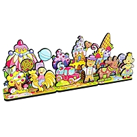 Деревянный пазл "Диорама Candy Country"