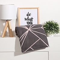 Плед "Экономь и Я" Орнамент, 150*130 см, пл.160 г/м2, 100% п/э