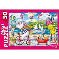 Макси-пазл Единорог на прогулке №2 30 элементов