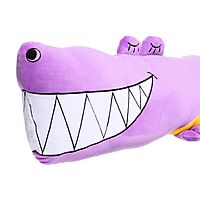 Мягкая игрушка-подушка Крокодил 90 см фиолетовый