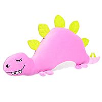 Мягкая игрушка-подушка Стегозавр 70 см светло-фиолетовый