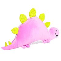 Мягкая игрушка-подушка Стегозавр 70 см светло-фиолетовый