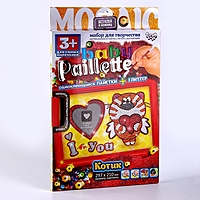 Набор для творчества «Baby Paillette» Котик с сердечком