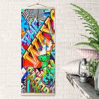 Картина по номерам 35 × 88 см «Панно» «Граффити» 28 цветов
