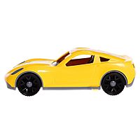 Машинка Turbo V желтая 18,5 см