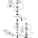 Смеситель для раковины GROHE Eurosmart Cosmopolitan 23325000