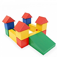 Мягкий игровой комплекс "Крепость", цвет pastel ДМФ-МК-17.07.04