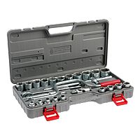 Набор шоферского инструмента "НИЗ", №4, 6-гранные торцевые головки, 26 предметов в кейсе