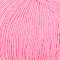 Пряжа "Детский каприз" 50%мериносовая шерсть, 50% фибра 225м/50гр (11-Ярко-розовый)