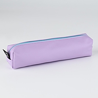 Пенал из искусственной  кожи ArtFox STUDY "Сиреневый" , 19*8*3 см