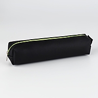 Пенал из искусственной  кожи ArtFox STUDY "Черный" , 19*8*3 см