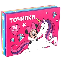 Точилка пластиковая с обечайкой, Минни Маус