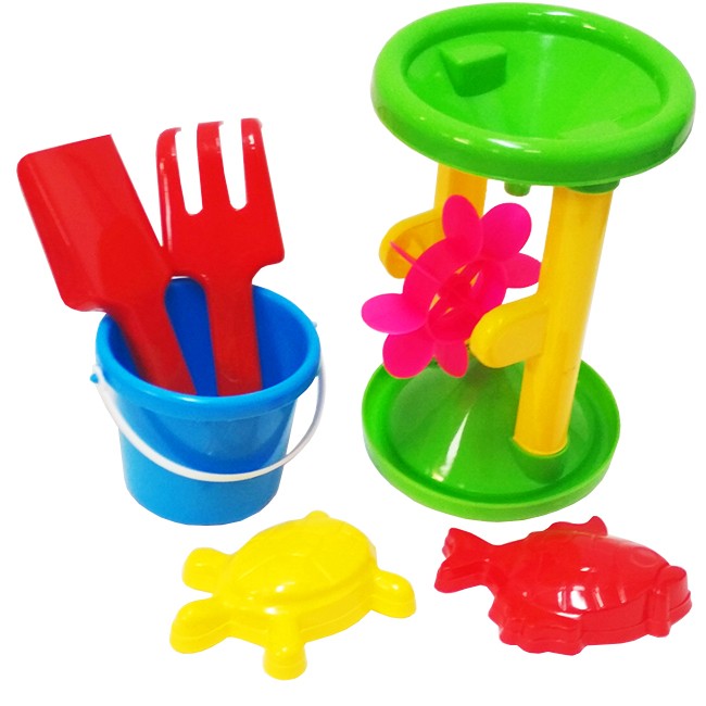 Песочный набор 2-235 6 предметов цвета микс