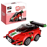 Конструктор инерционный «Спорткар», 137 деталей