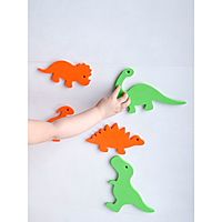 Набор стикеров для ванной Динозавры 5 элементов