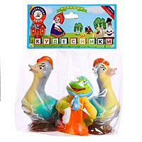 Набор резиновых игрушек Лягушка-путешественница в ассорт.