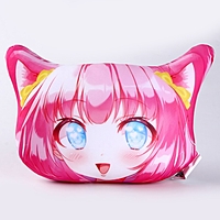 Антистресс подушка "Аниме ", розовая