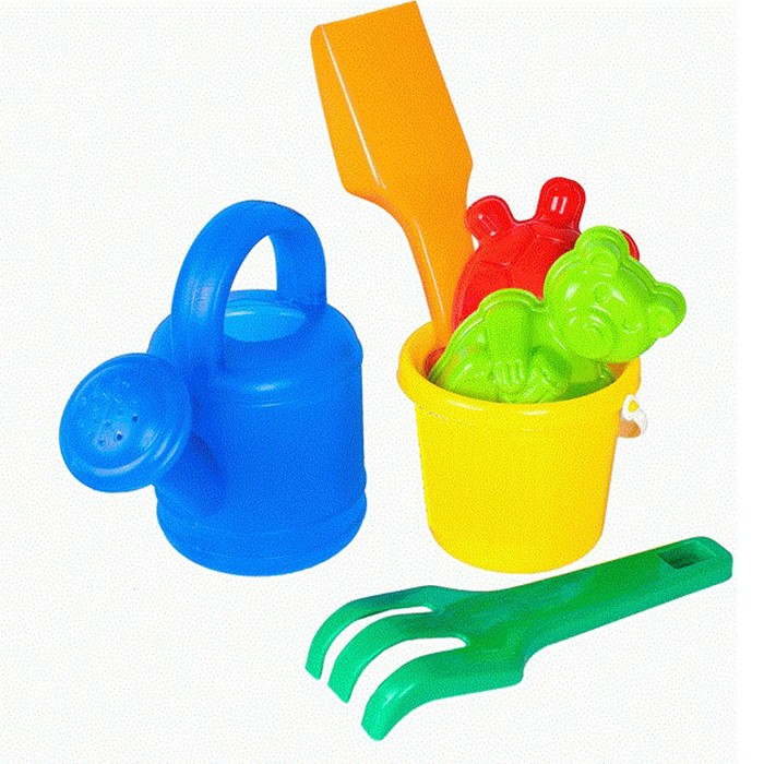 Песочный набор Мини 2-527 6 предметов цвета микс