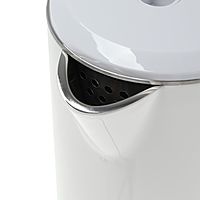 Чайник электрический Eurostek EEK-3028, пластик, колба металл, 2 л, 1500 Вт, белый